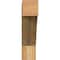 Ekena Millwork Traditional Block Rough Sawn Bracket, Western Red Cedar, 4"W x 16"D x 16"H BKT04X16X16TRA05RWR - alternate 3